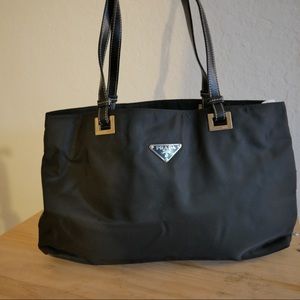 Black Prada Nylon Shoulder Bag